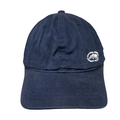 Ecko Complex Fitted Hat Blue One Size Embroidered Logo Solid 6 Panel