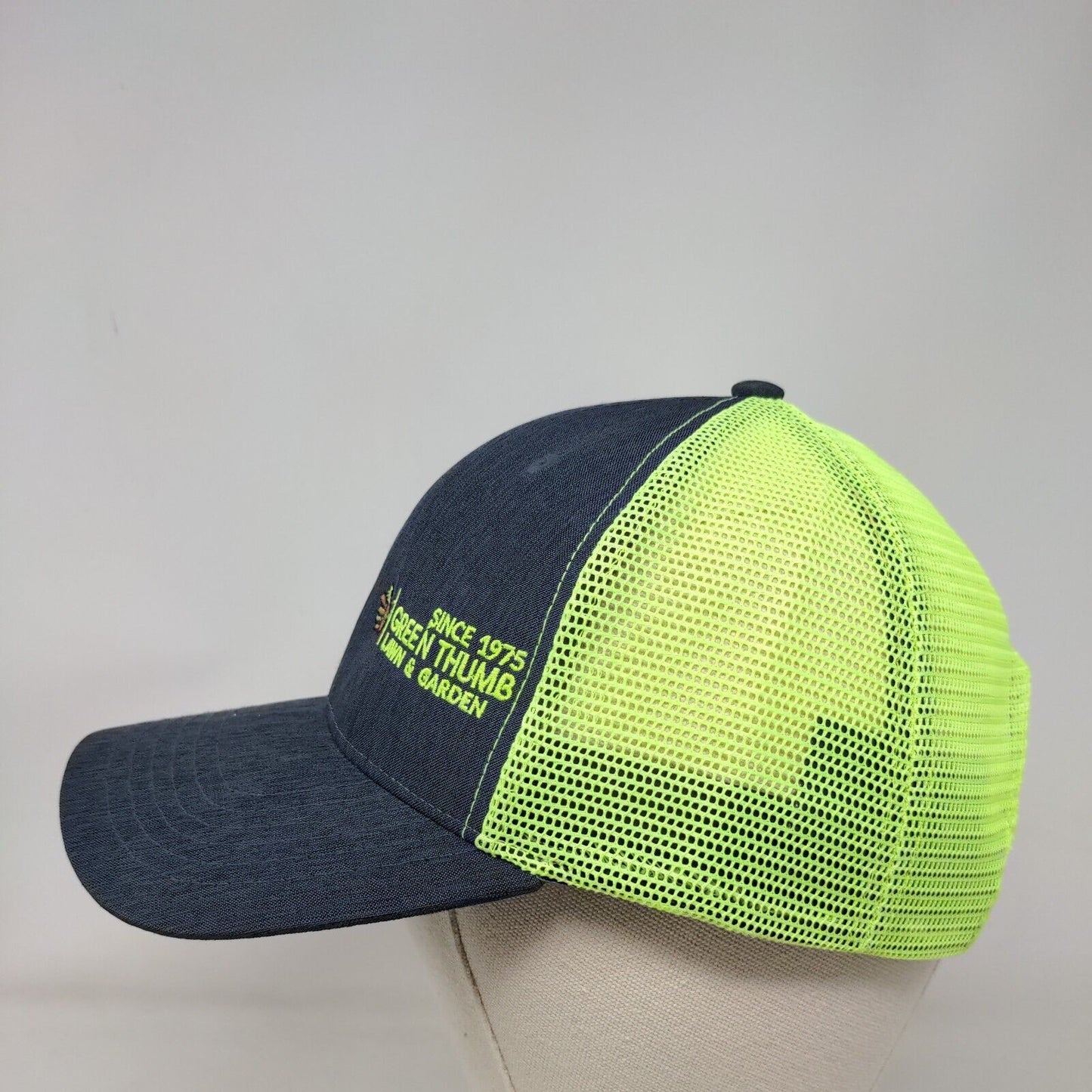 Since 1975 Green Thumb Lawn & Garden Trucker Hat Multicolor One Size Mesh Back