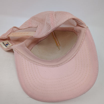 Foxy Granny Snapback Rope Trucker Hat Pink Large Mesh Back Sportcap