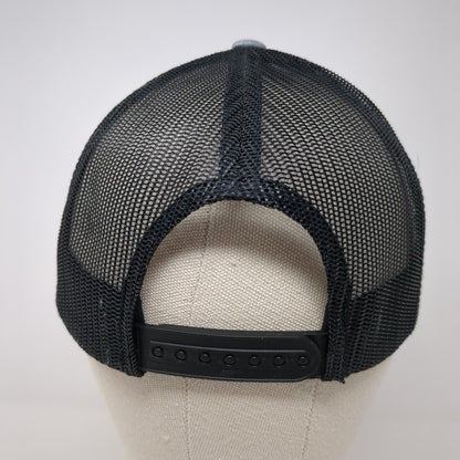 Fuel D Apparel and Design Snapback Trucker Hat Gray OS Adjustable Mesh Yupoong