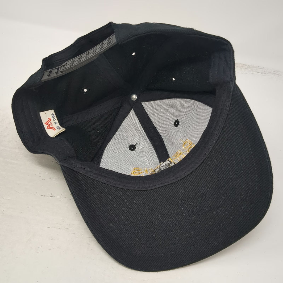Mohr's Snapback Black One Size Hat Dennis Dillon Logo Cowboy Hat Embroidery