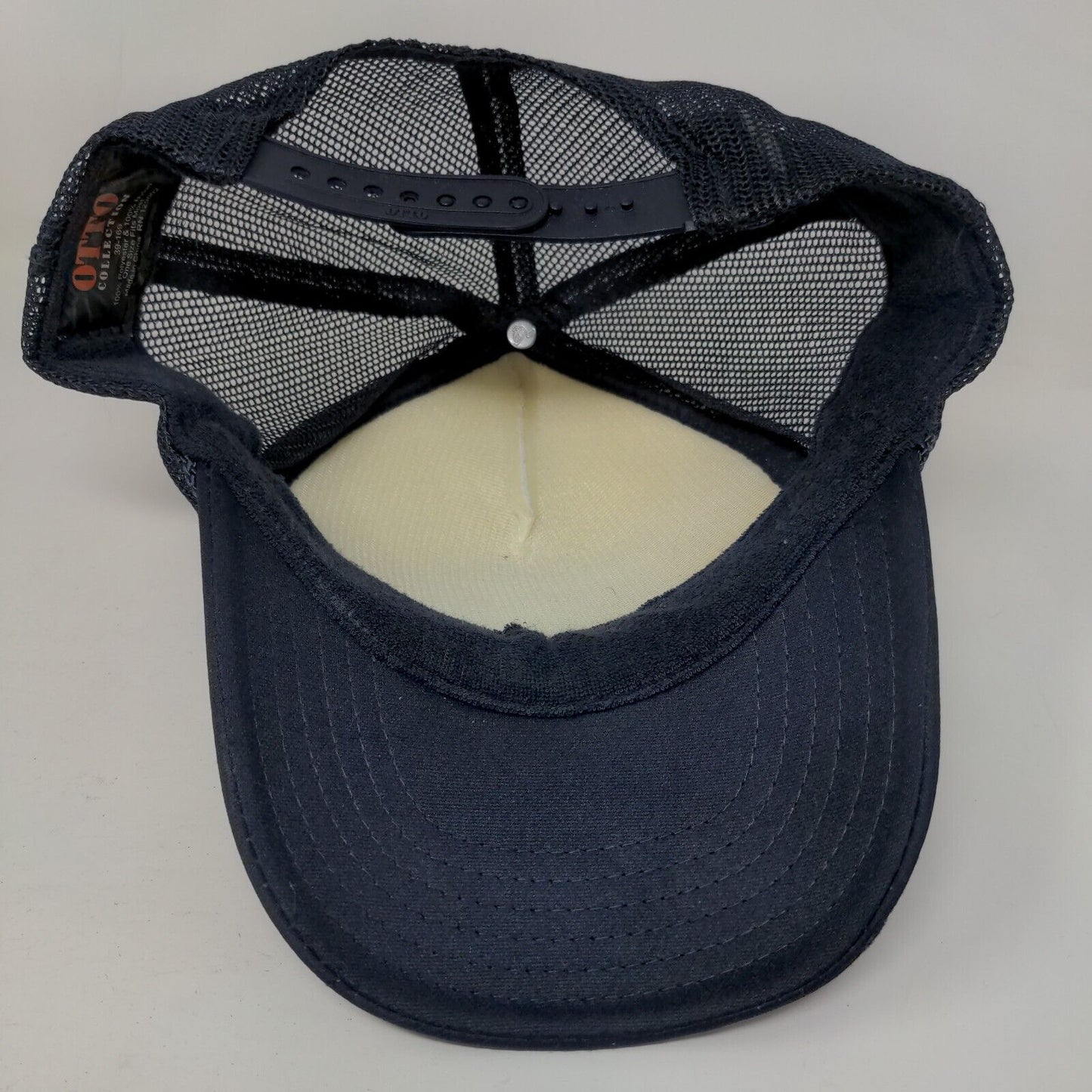 Forward Bite Podcast Snapback Mesh Back Rope Trucker Hat Blue OSFM Otto