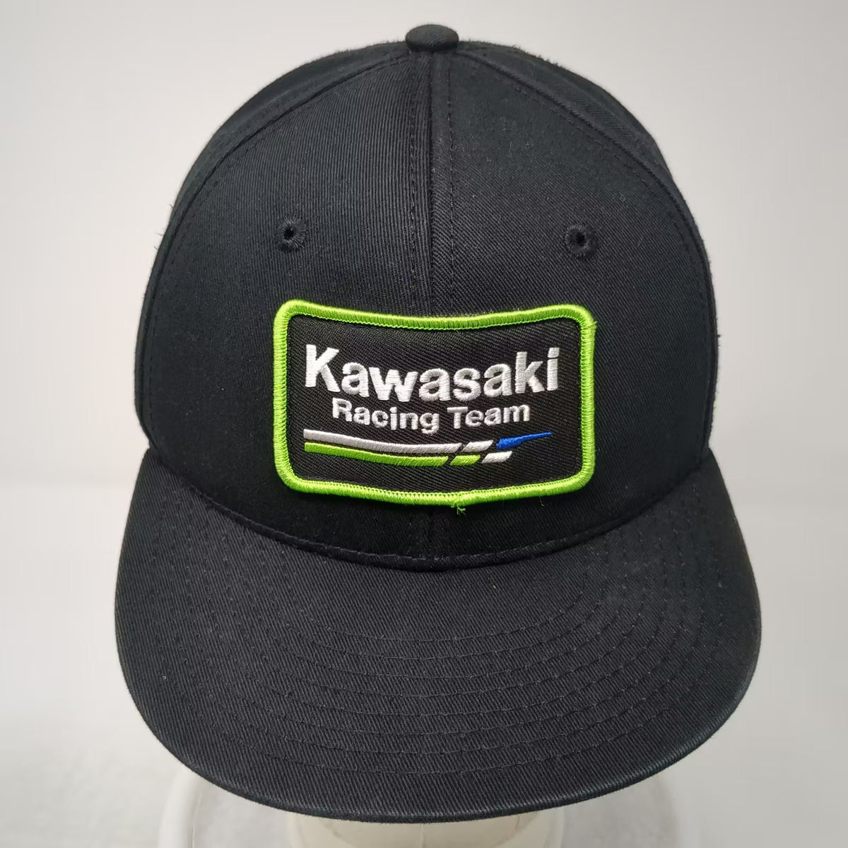 Factory Effex Kawasaki Racing Team Snapback Hat Black One Size Adjustable Moto
