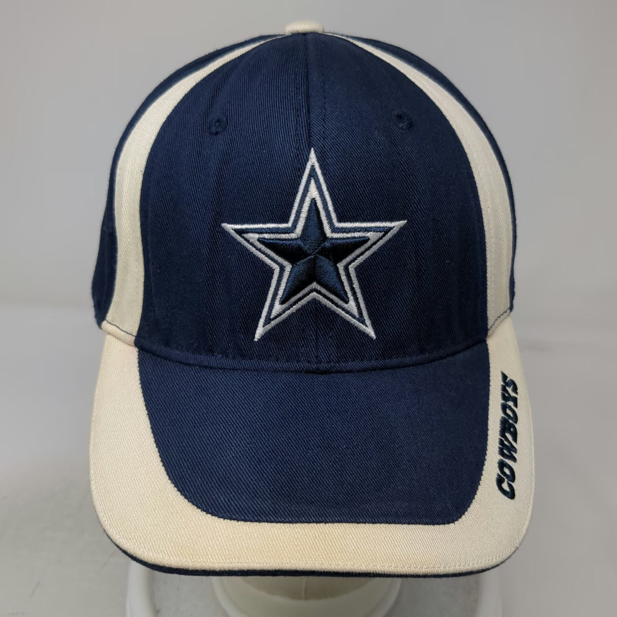 Dallas Cowboys Authentic NFL Blue Cap One Size Stretch Fit Embroidered Star Hat