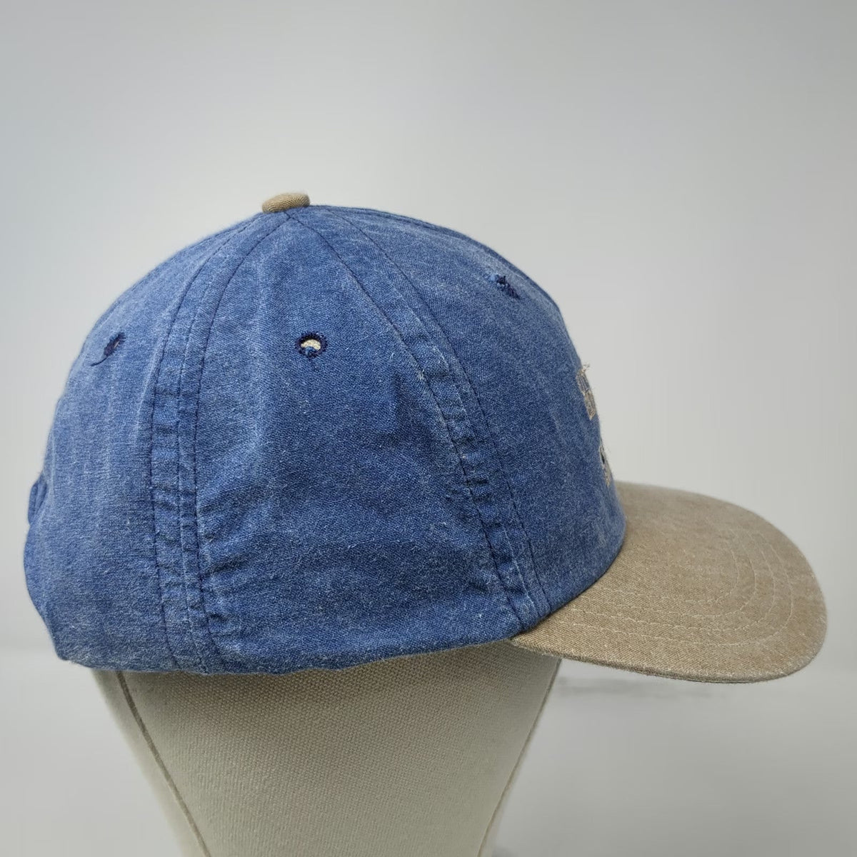 Towntalk Snapback Hat Blue OSFM Two Tone Grand Bahama Island Scuba Diving USA