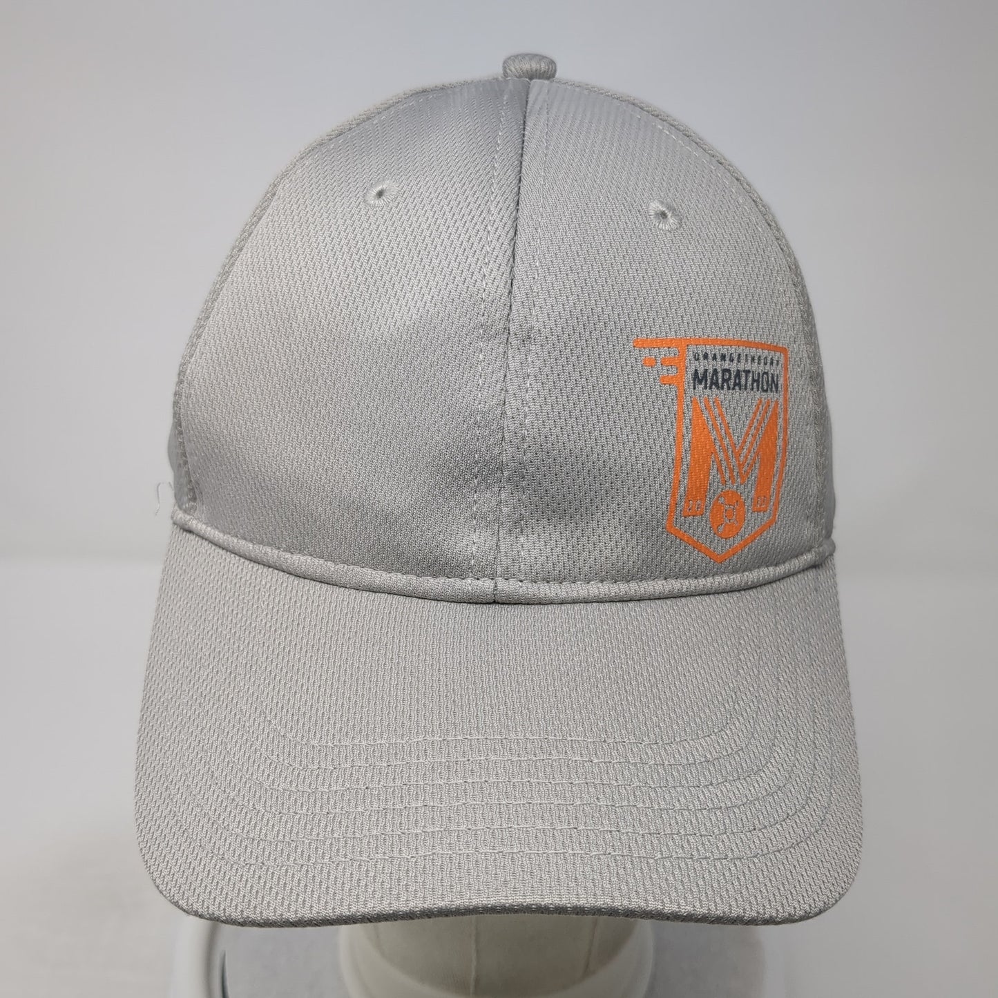 Orange The Dry Marathon Baseball Cap Gray One Size Adjustable Vented Holes