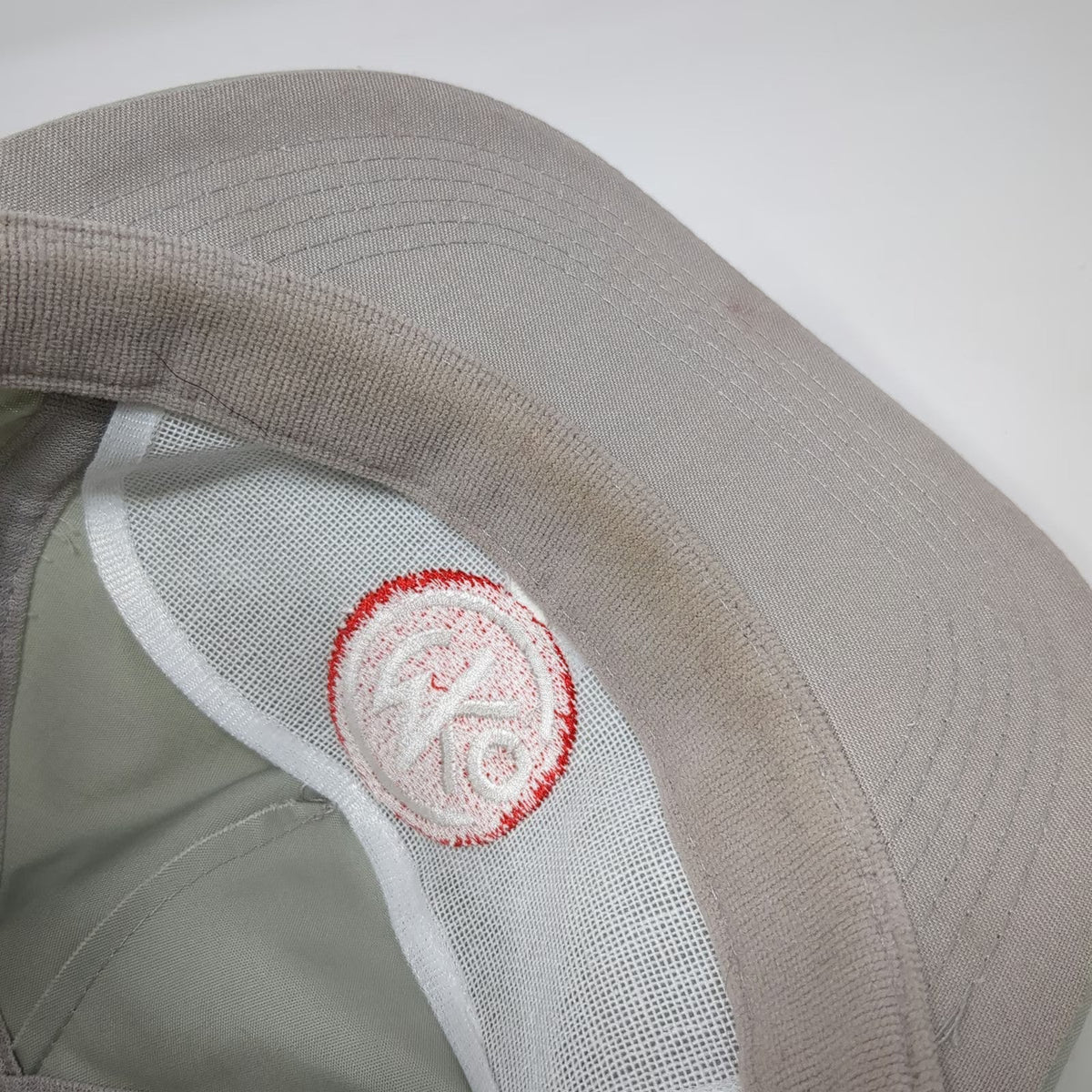 Head To Toe 5 Panel Gray Hat One Size Rope Western Aircraft MKO Logo Slideback