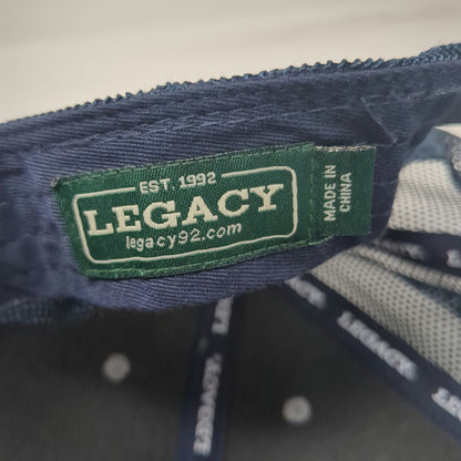 Legacy Trucker Hat Gray Blue One Size 1000 Islands New York Mesh Snapback Patch