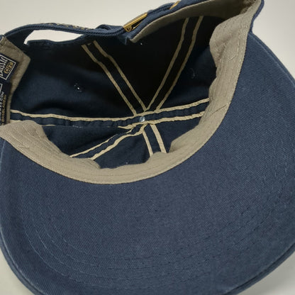 Ahead Baseball Cap Blue One Size Gold USNA Midshipmen Basketball Slideback Hat