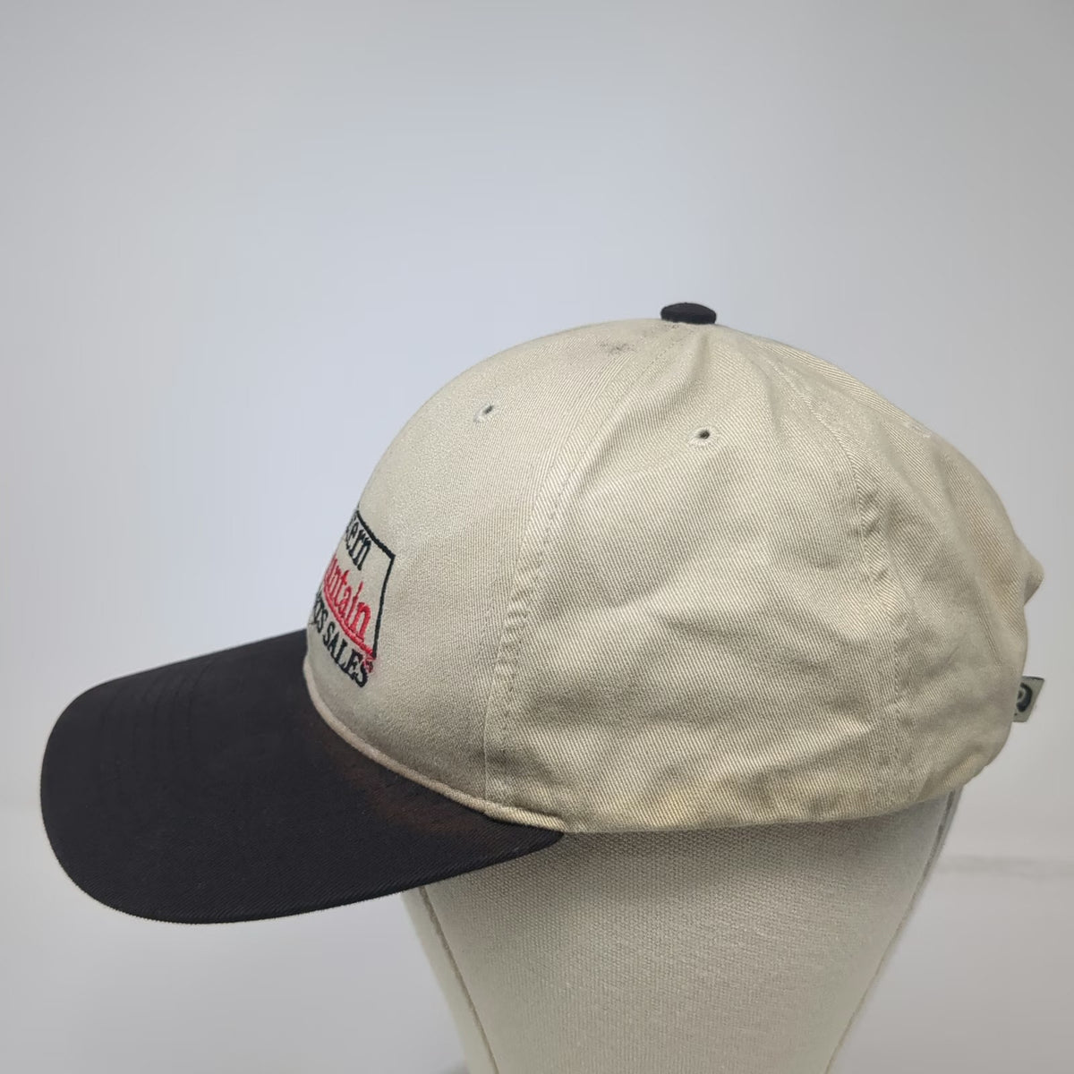 Richardson Baseball Cap Beige One Size Western Mountain Bus Parts Sales Hat