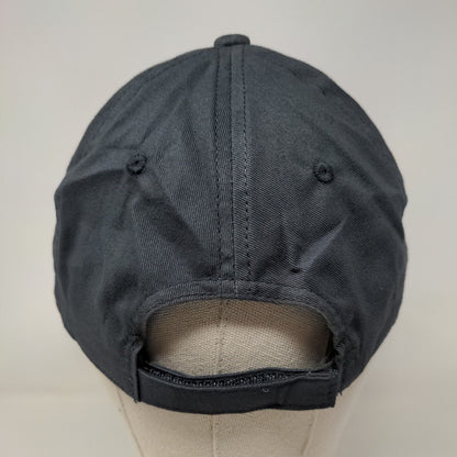 George Strapback Hat Gray One Size Adjustable Vented Holes 6 Panel Blank