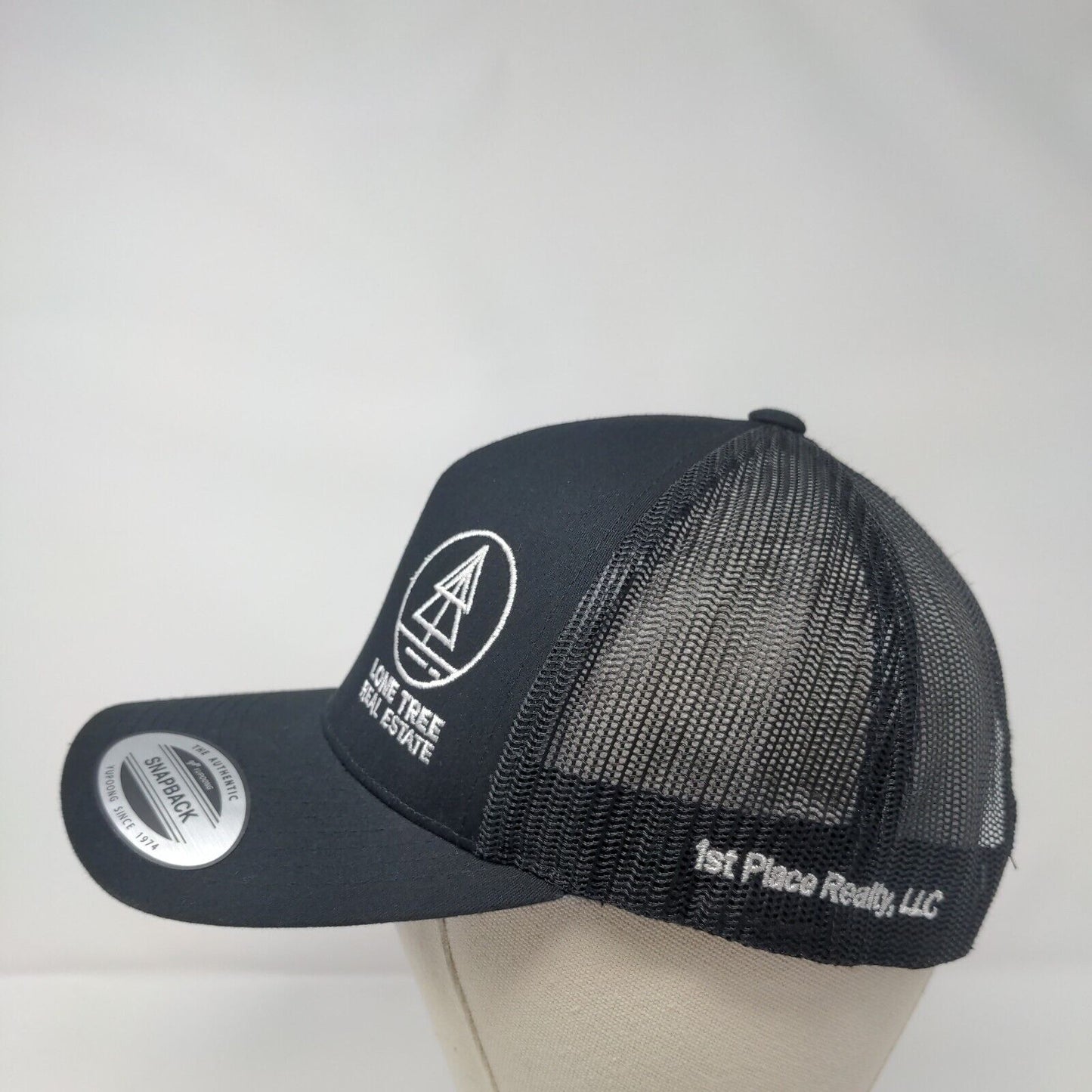 Lone Tree Real Estate Snapback Trucker Hat Black One Size The Classics Yupoong