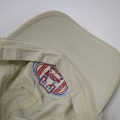 Baseball Cap Beige One Size Phillies 2004 Citizens Bank Park McDonalds Logo Hat