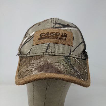 Dri Duck Men's Strapback Hat Brown Camo Case International Harvester Logo