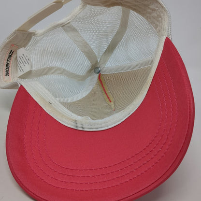 Billabong Trucker Hat Pink One Size Forever Coastal Mesh Back Snapback Foam Surf