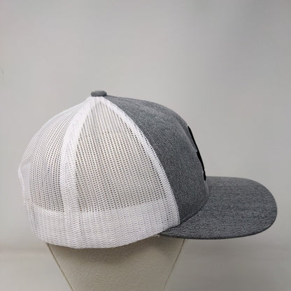 2020 Snapback Trucker Hat Gray OSFA Adjustable Mesh Back Pacific Headwear