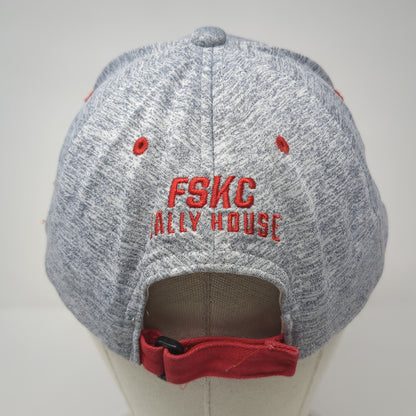 FSKC Rally House Strapback Hat Gray One Size Adjustable Embroidered