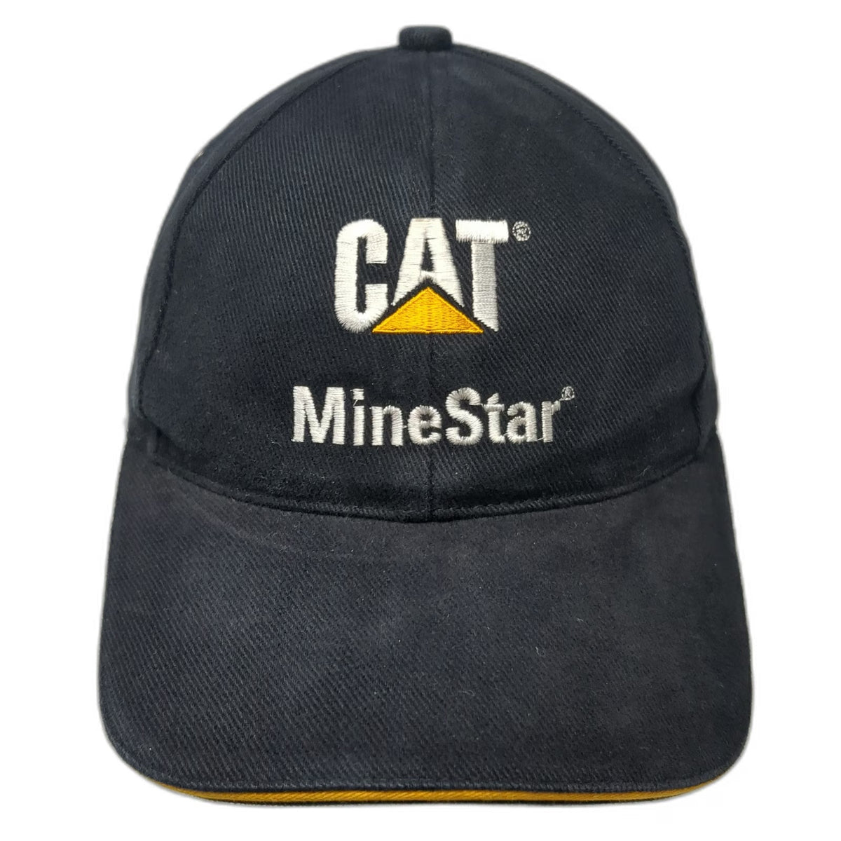 Caterpillar Baseball Cap Black One Size MineStar Newmont Nevada Slideback Hat