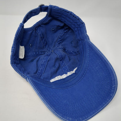 Unleashed Slideback Hat Blue One Size Adjustable Embroidered 6 Panel Cotton