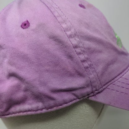 Sea Island Slideback Hat Purple OSFM Adjustable Embroidered 6 Panel Outdoor Cap