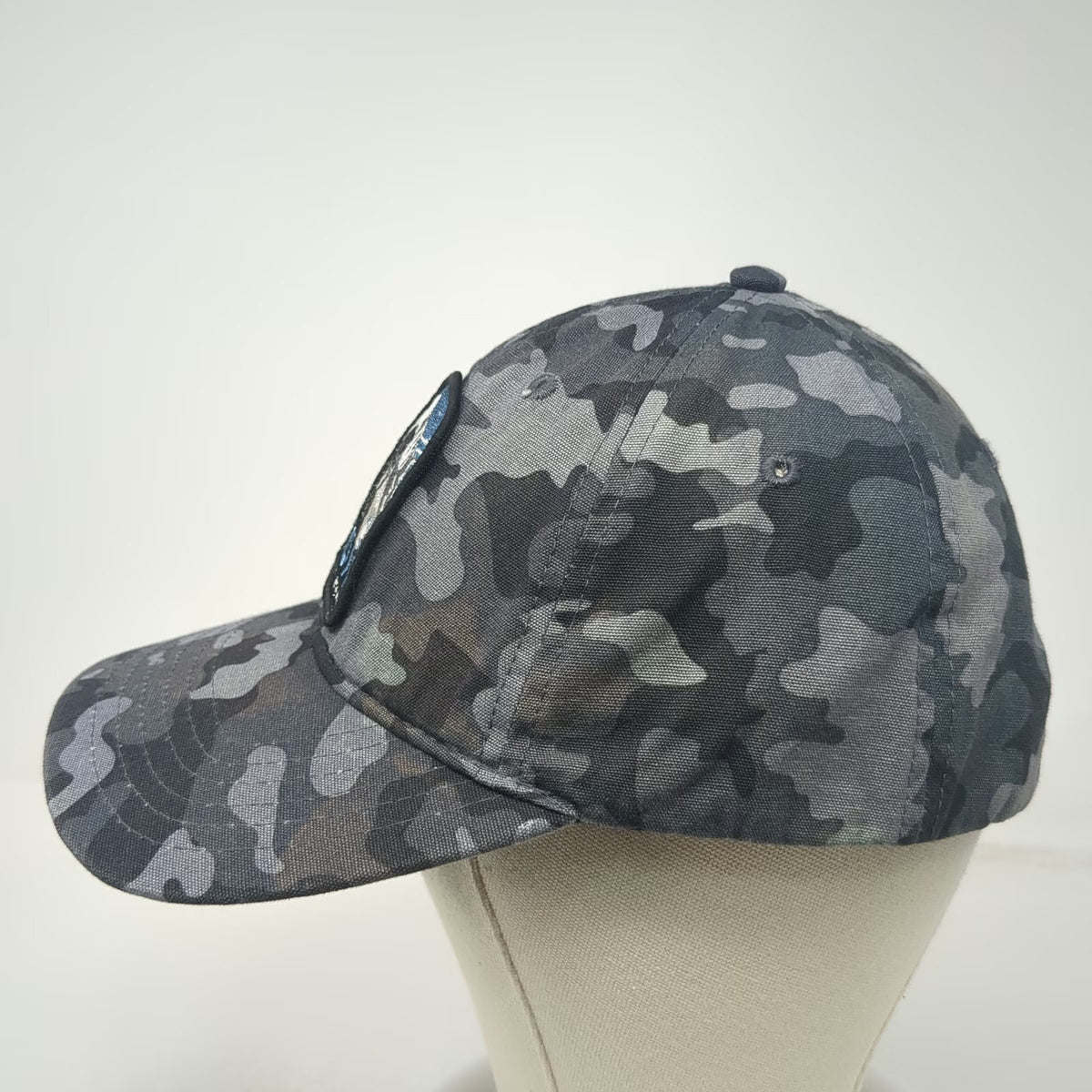H3 Headwear Snapback Gray One Size Zion National Park Camo Slideback Hat