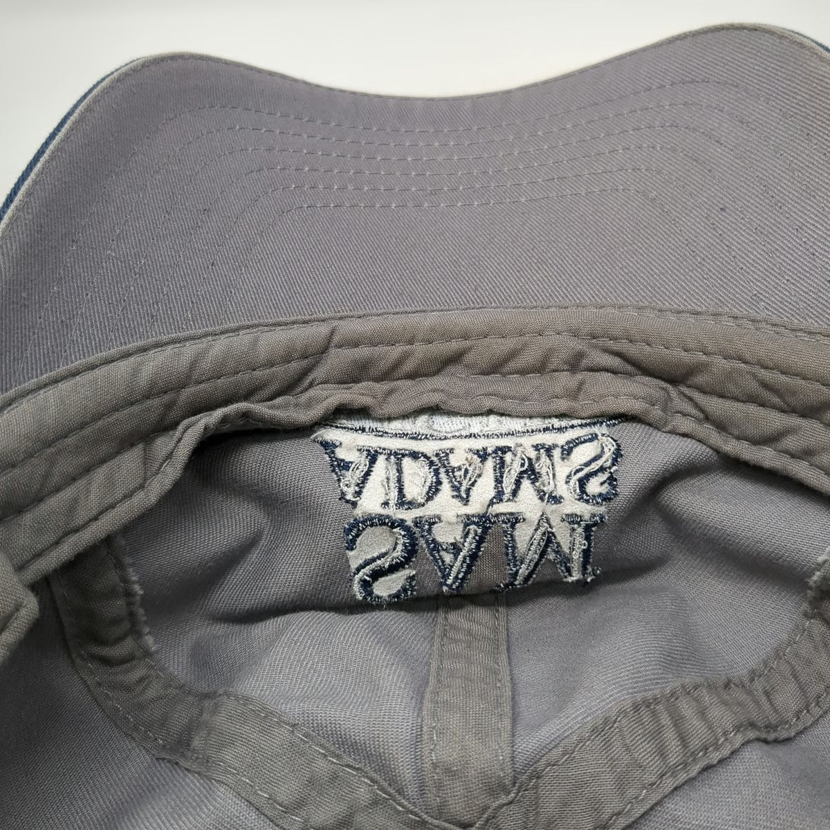 Sam Adams Light Beer Baseball Cap Gray Blue One Size Slideback Sandwich Brim Hat