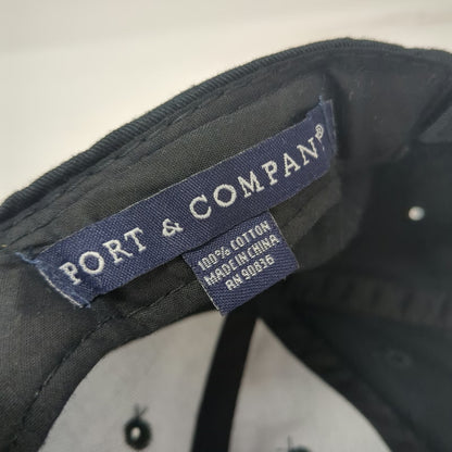 Port & Company Baseball Cap Black One Size Strapback Pink Panther 35th Patch