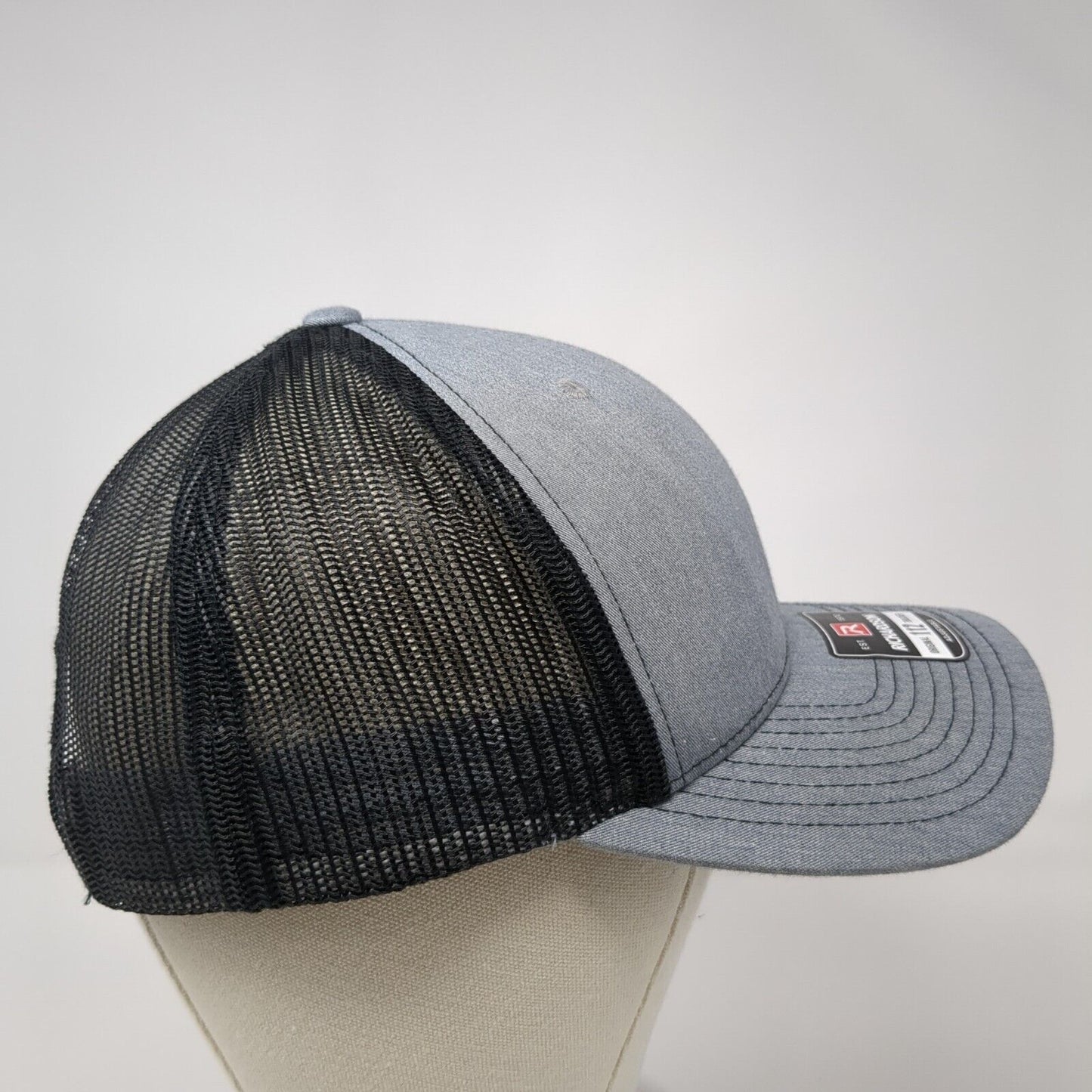 Silver Creek Snapback Mesh Back Trucker Hat Gray One Size Adjustable