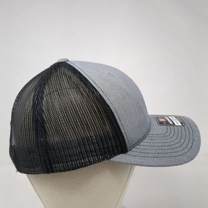 Silver Creek Snapback Mesh Back Trucker Hat Gray One Size Adjustable