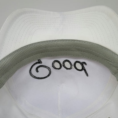Imperial 5 Panel White Hat One Size Rope Snapback Good Script Embroidery Golf