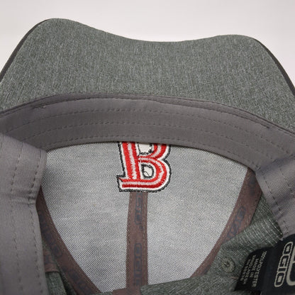 Letter B Strapback Hat Gray One Size Adjustable Embroidered Ogio