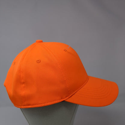 Outdoor Cap Snapback Hat Orange OSFM Solid Adjustable Blank 6 Panel