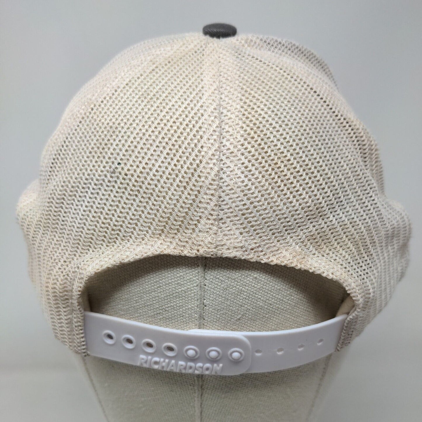 Letter W Snapback Mesh Back Trucker Hat Gray One Size Richardson