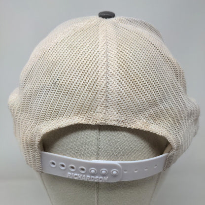 Letter W Snapback Mesh Back Trucker Hat Gray One Size Richardson