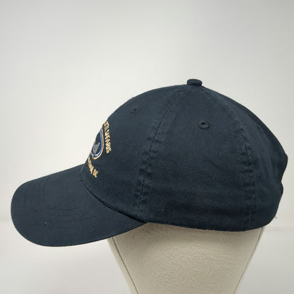 Port & Company Baseball Cap Black One Size Fishing Salmon Safari BC Strapback