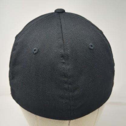 Flexfit Baseball Cap Black M 208 Hunters Deer Antlers Hunting Hat