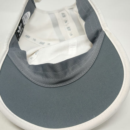 Adidas Baseball Cap White One Size Three Stripes Trefoil Logo Performance Hat