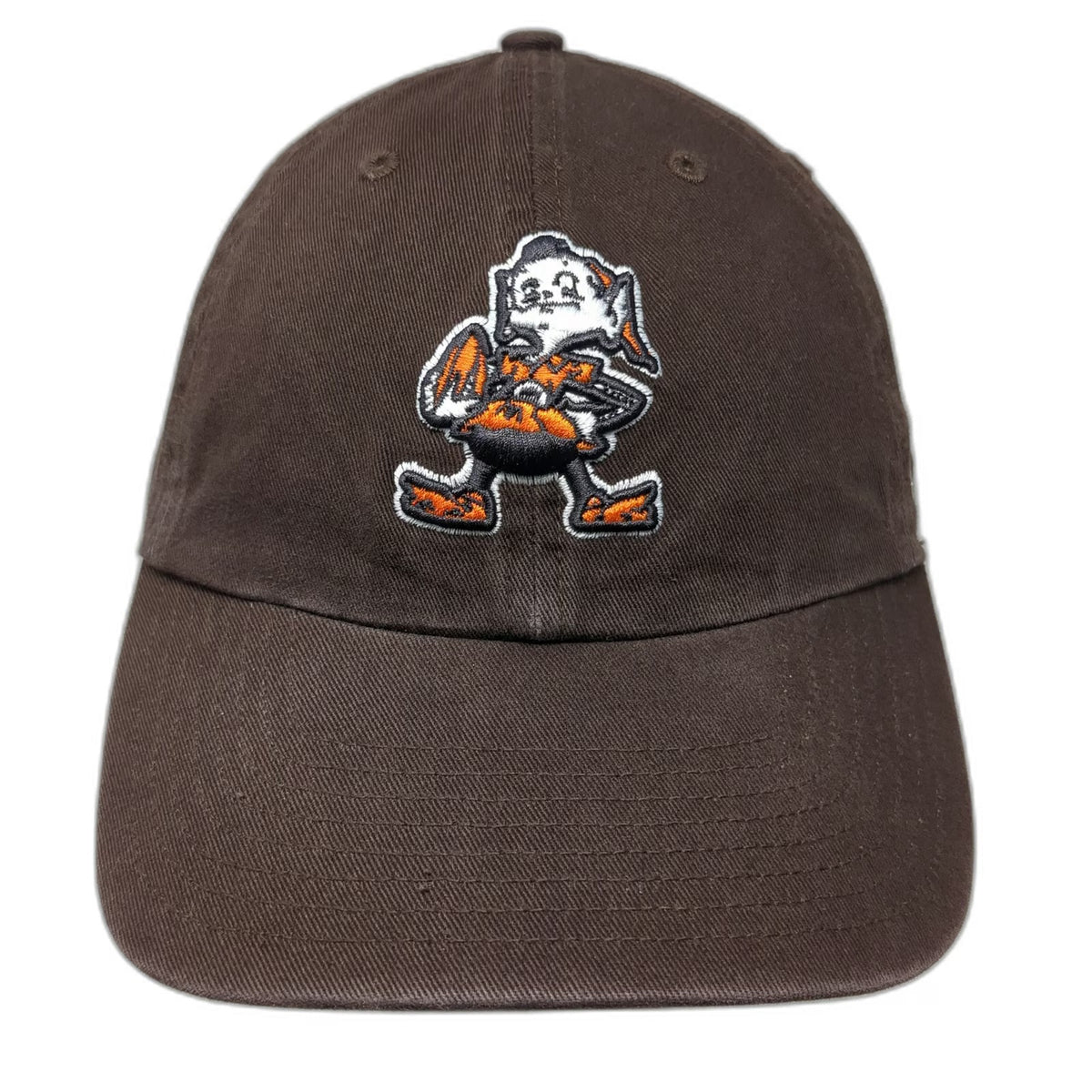 '47 Cleveland Browns NFL Cap Brown One Size Mascot Cotton Strapback Curved Hat