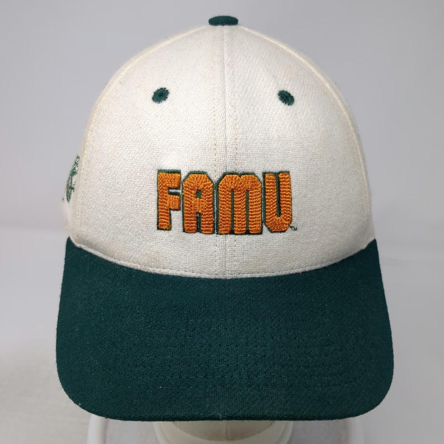 Hood Hat LLC Snapback White One Size FAMU Florida A&M Rattlers Snake Wool Hat