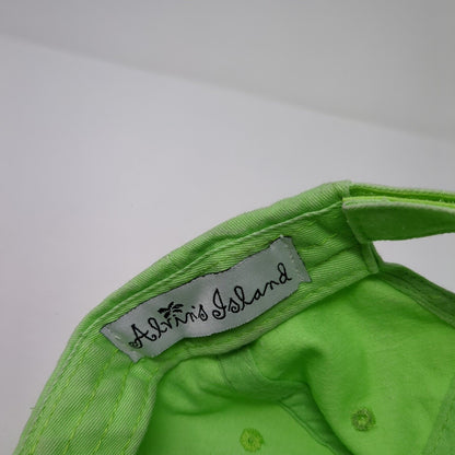 Panama City Beach Florida Strapback Hat Green One Size Adjustable