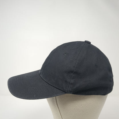 Merona Slideback Hat Black One Size Adjustable Solid 6 Panel Blank