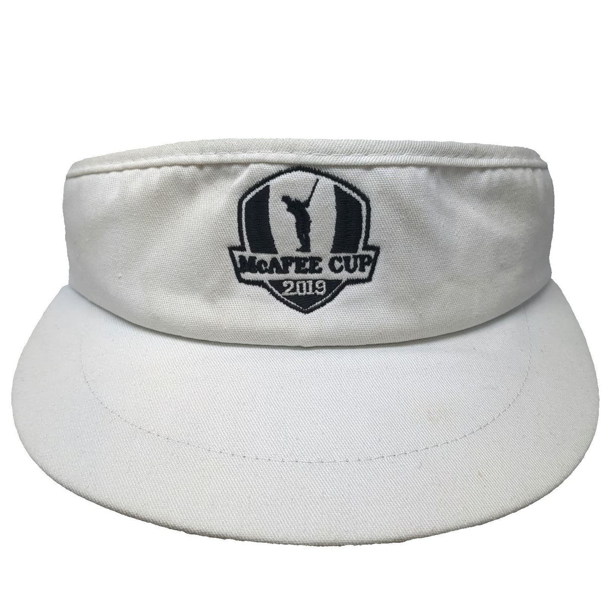 Imperial Visor White One Size McAfee Cup 2019 Golf Strapback Made in USA Hat