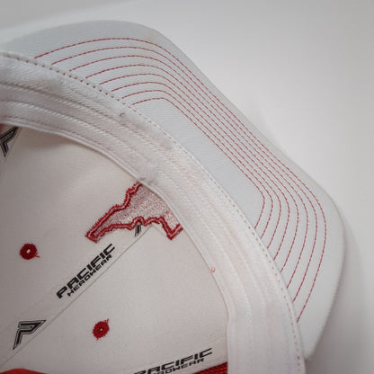 Idaho Fitted Mesh Back Trucker Hat Red 6 7/8-7 3/8 Pacific Headwear