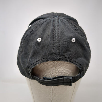 UDY Cattle Co Strapback Hat Black OSFA Adjustable Embroidered Otto
