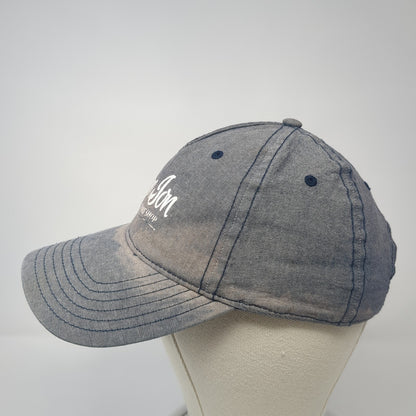 Ron Jon Surf Shop Strapback Baseball Cap Blue One Size Adjustable Embroidered