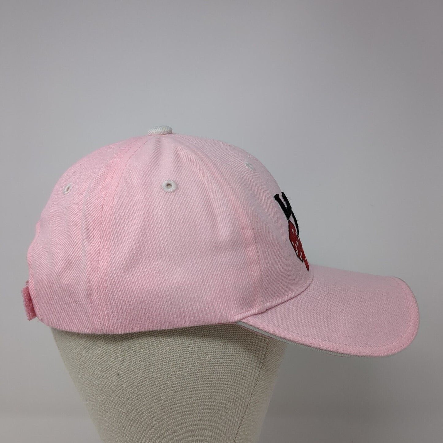 Las Vegas Nevada Strapback Hat Pink One Size Adjustable Embroidered Best Vina