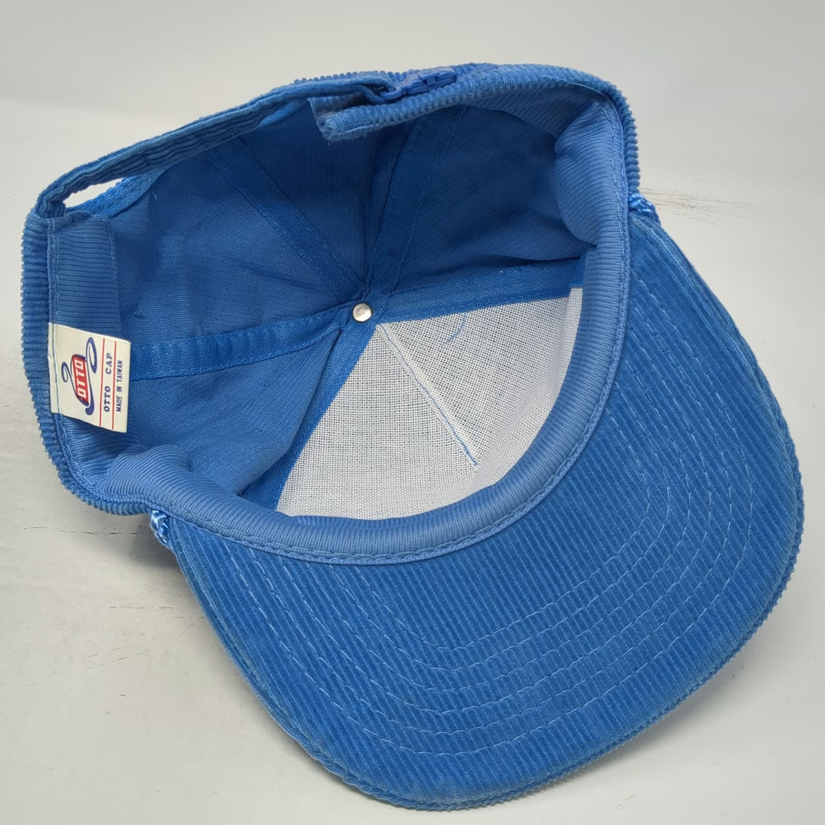 Otto 5 Panel Blue One Size Corduroy Wheat Growers Endicott Snapback Rope Hat