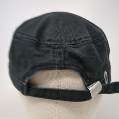 Chef Works Army Cap Black M Adjustable Solid Cotton Workwear Uniform Kitchen Hat