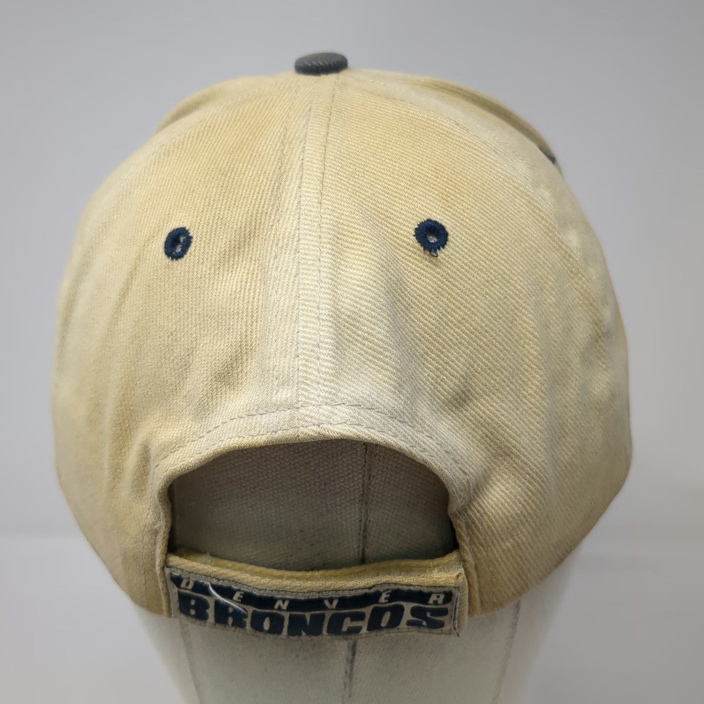 Denver Broncos NFL Twins Enterprise Beige One Size Strapback Embroidery Hat