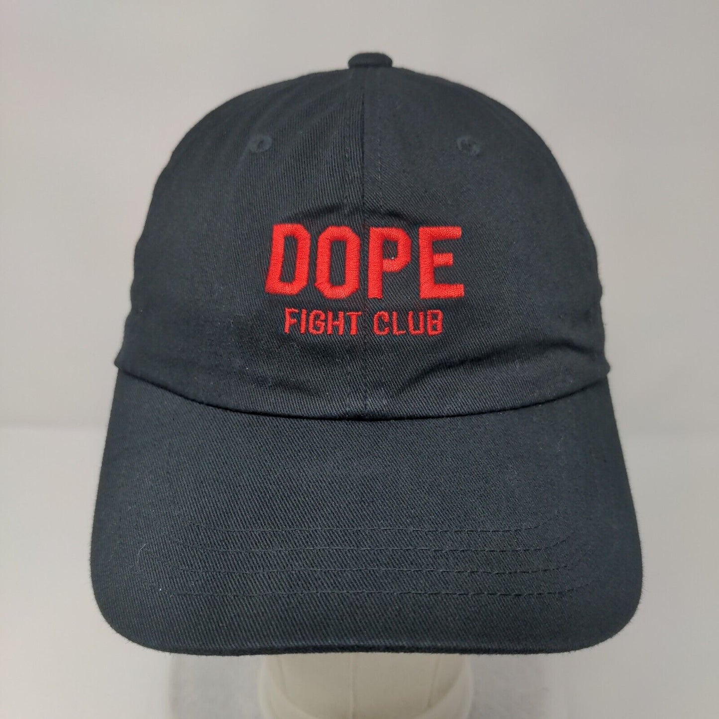 Dope Fight Club Slideback Hat Black One Size Adjustable The Classics Yupoong